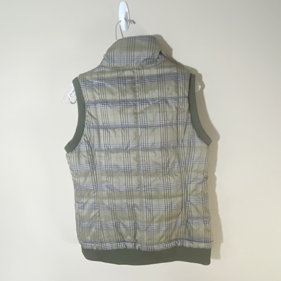Ariat green Burberry pattern vest - Picture 6 of 6